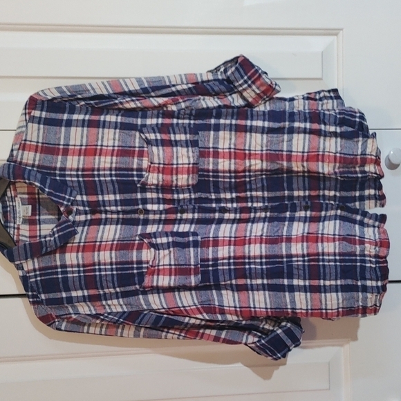Charlotte Russe woman 3X flannel red white and blue - Picture 1 of 4